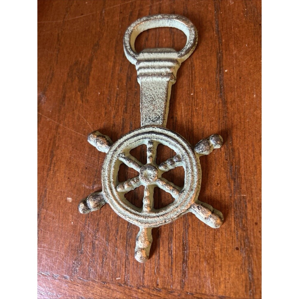 Boat Steering Wheel Nautical Bottle Opener Condo Beach House